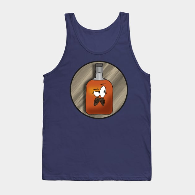 Cartoon Bourbon Tank Top by BKArtwork